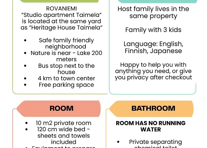 Taimela - Private Apartment, Great For Single Travellers 3* Rovaniemi